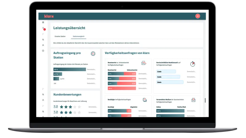 klarxSUPPLY - Dashboard 2